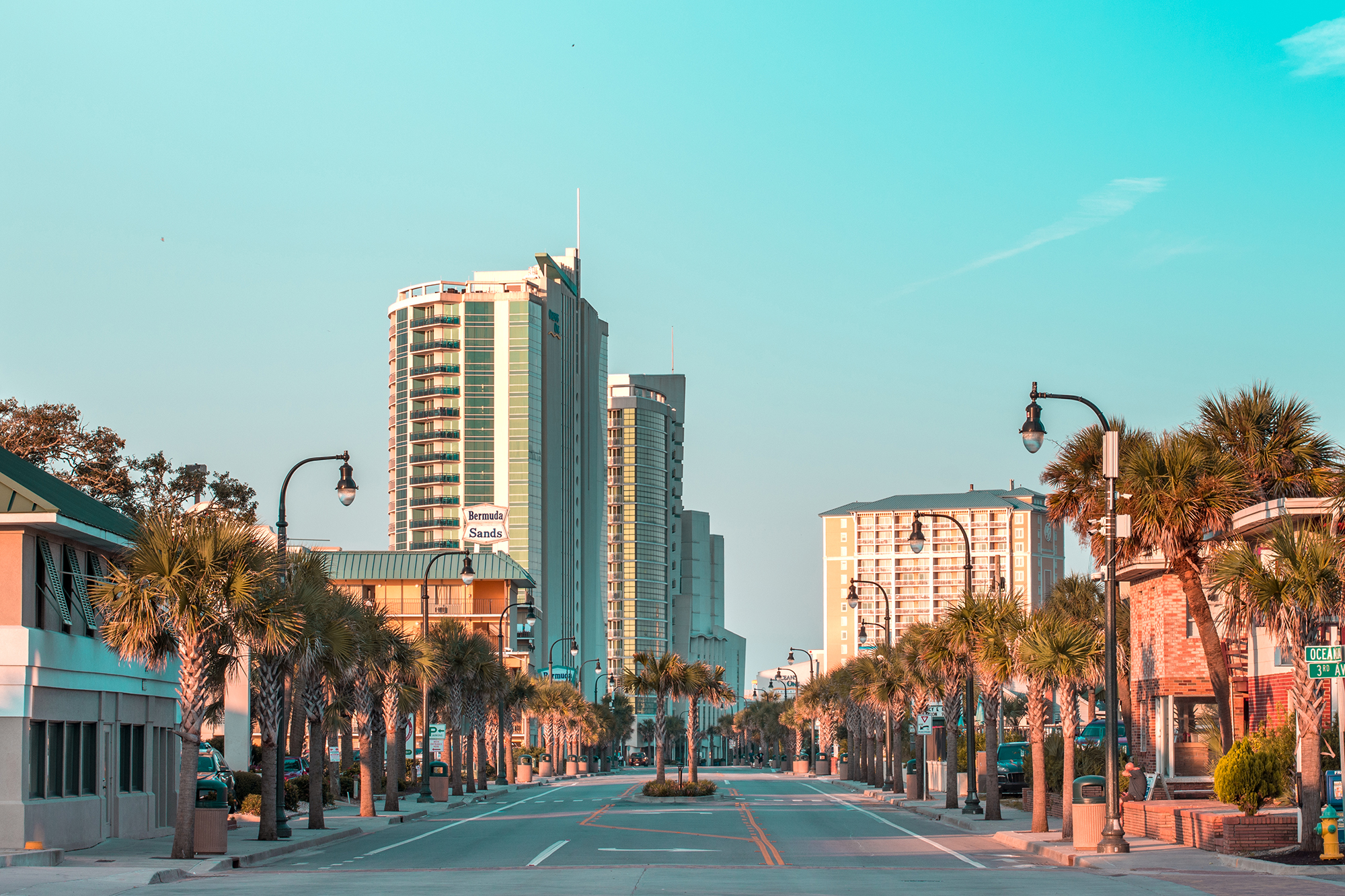 street in Myrtle Beach